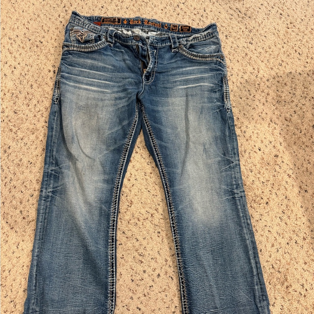 Rock Revival Jeans - "Russet" Boot - 40x30